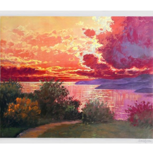 ''Nuagaes' by Littorio Del Signore Seriolithograph - Picture 2 of 4